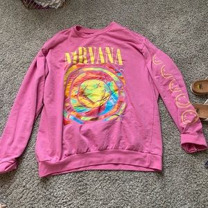 Urban nirvana crewneck pink